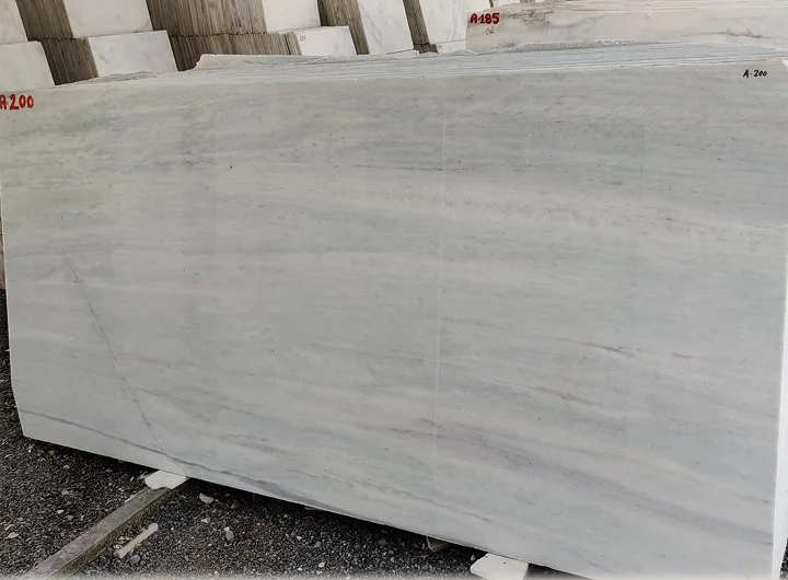Ambaji White Green Shade block in the quarry yard